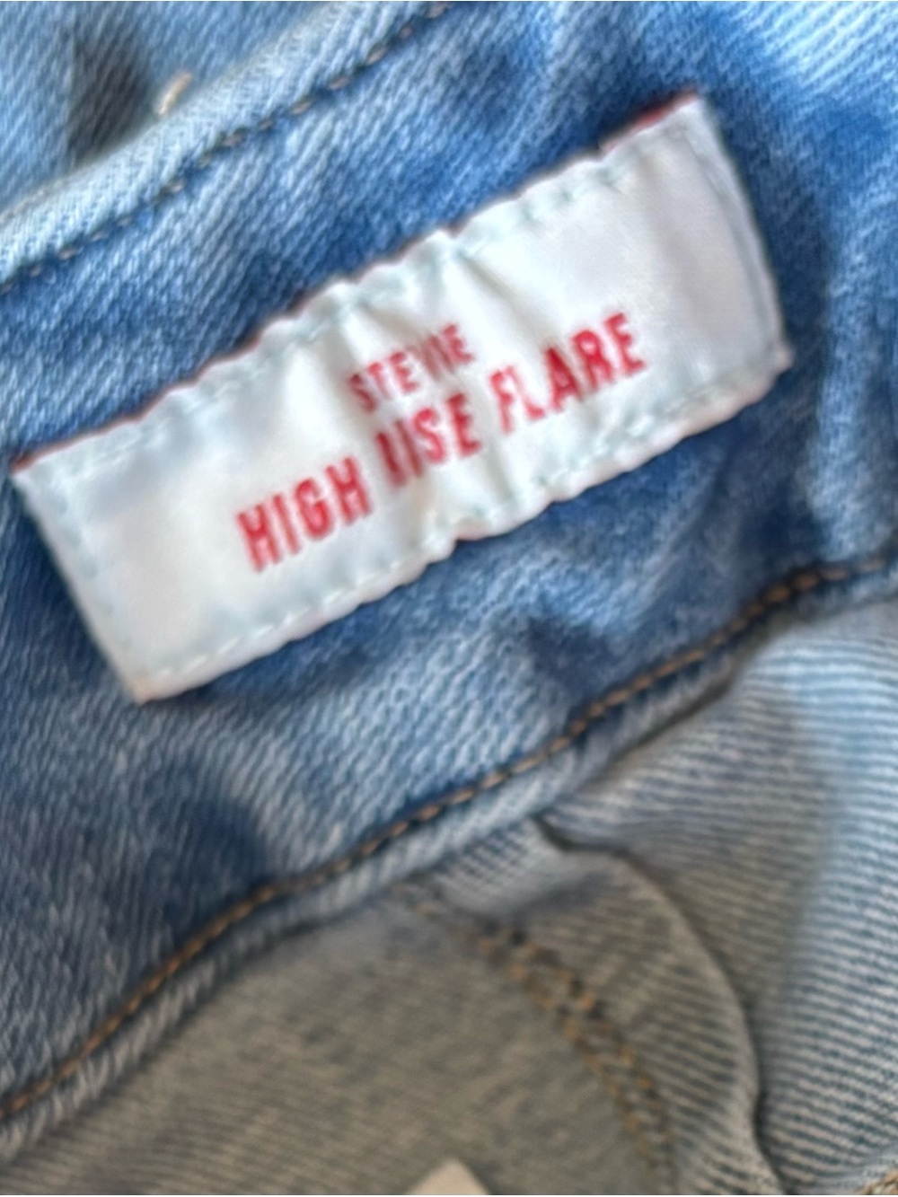 Lucky Brand Stevie High Rise Flare Jeans Women’s Size 6/28 Light Wash Stretch - Picture 9 of 9